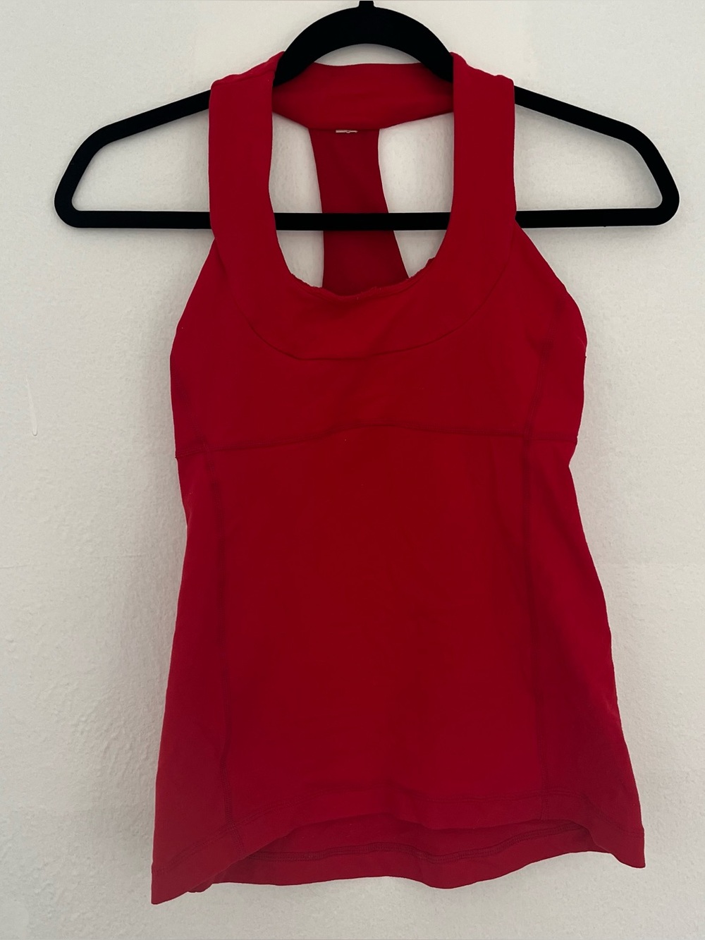 Lululemon Scoop Neck Racerback Tank Top Red